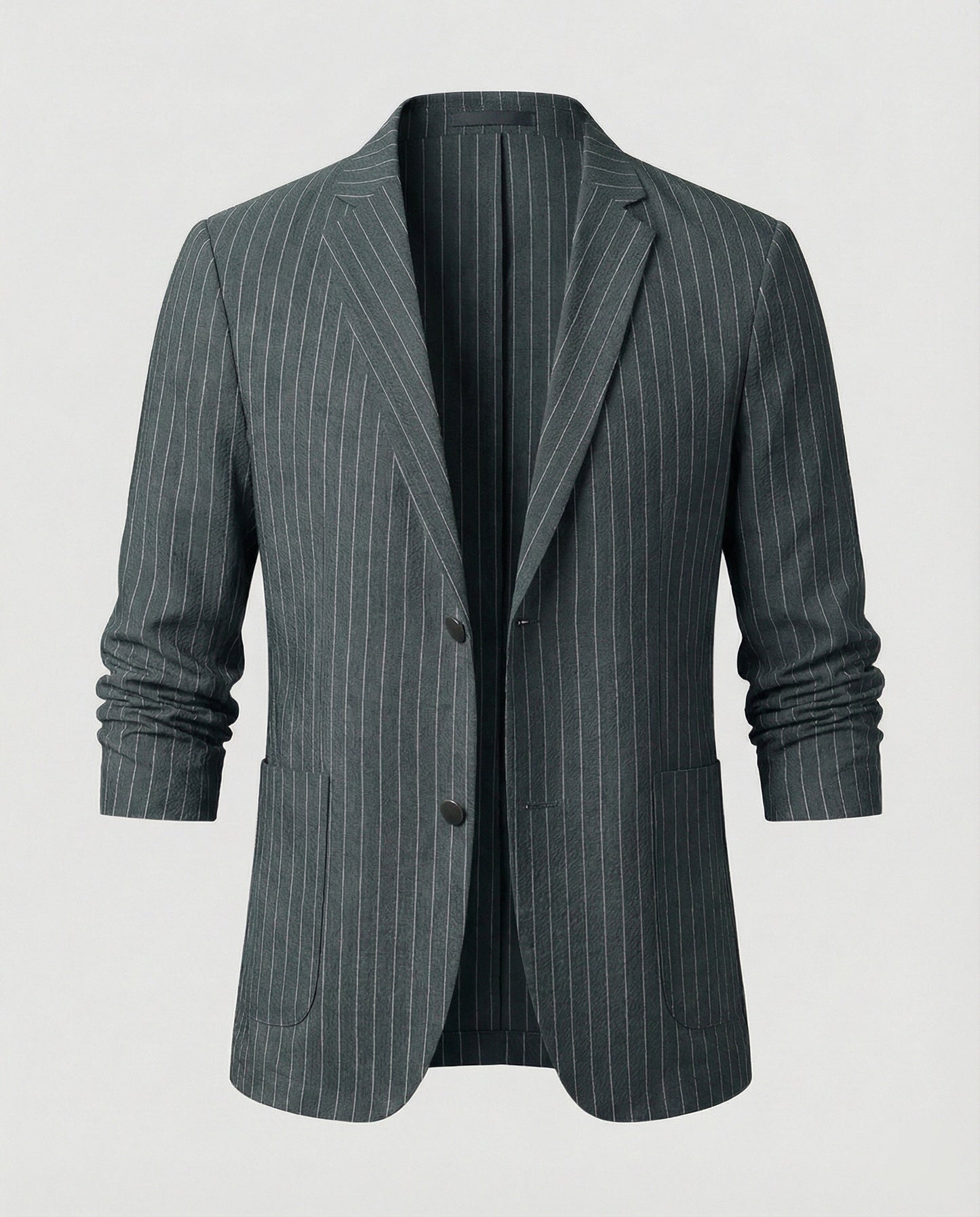 Herren Slim-Fit Sakko Nadelstreifen Sommer - Eveloria