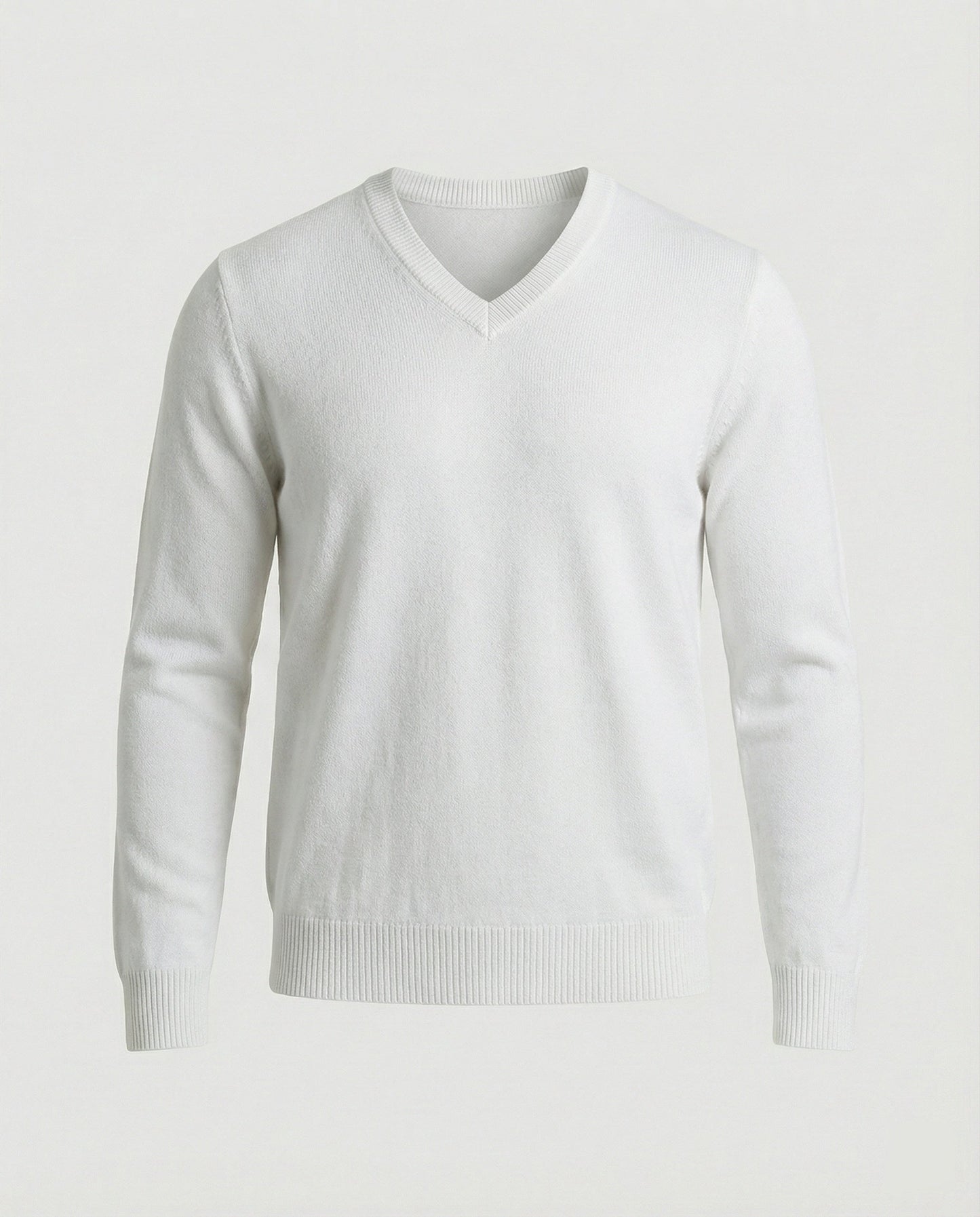Herren Feinstrick Pullover V-Ausschnitt