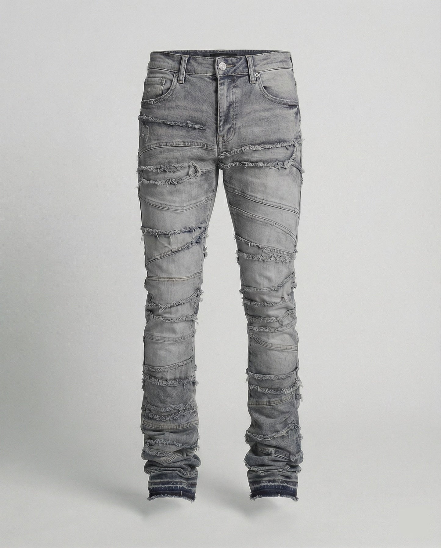 Herren Slimfit Jeans Destroyed dunkelblau