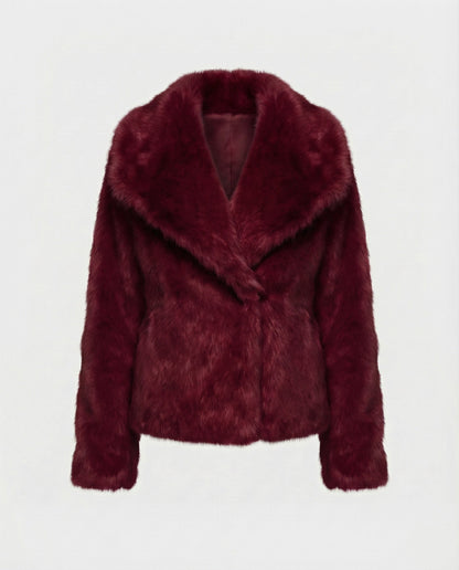 Damen Pelzjacke Weich