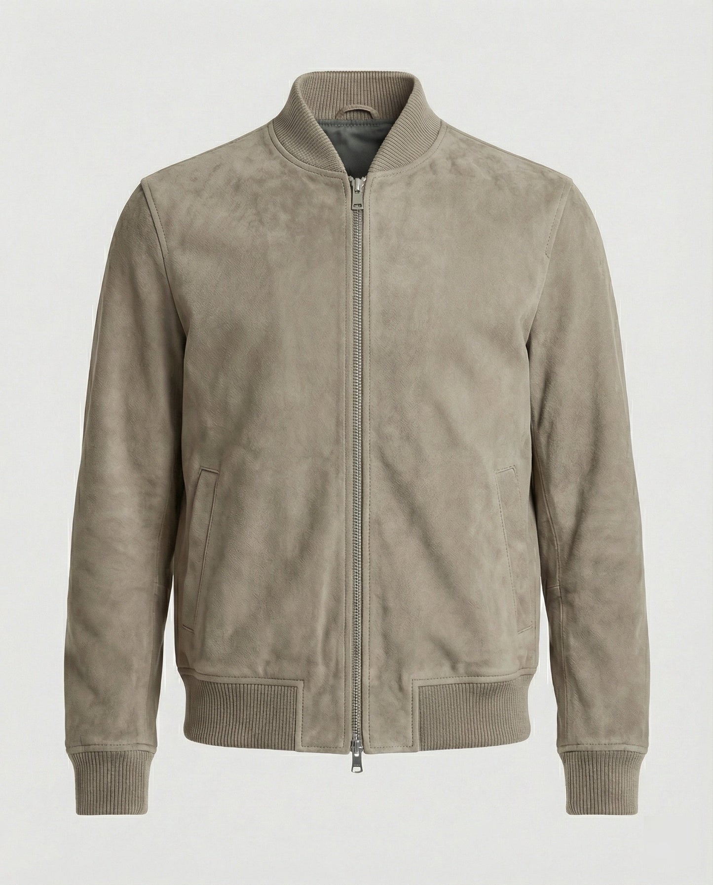 Herren Bomberjacke Lederoptik
