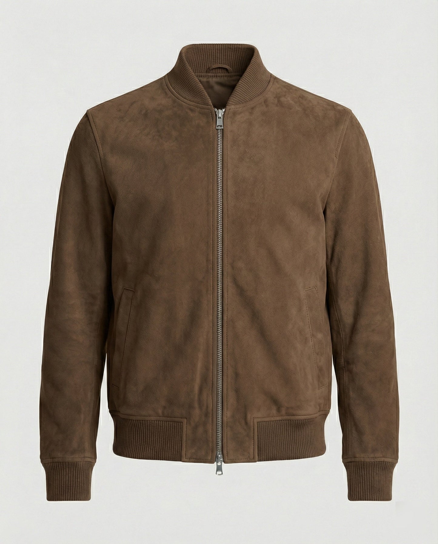 Herren Bomberjacke Lederoptik - Eveloria