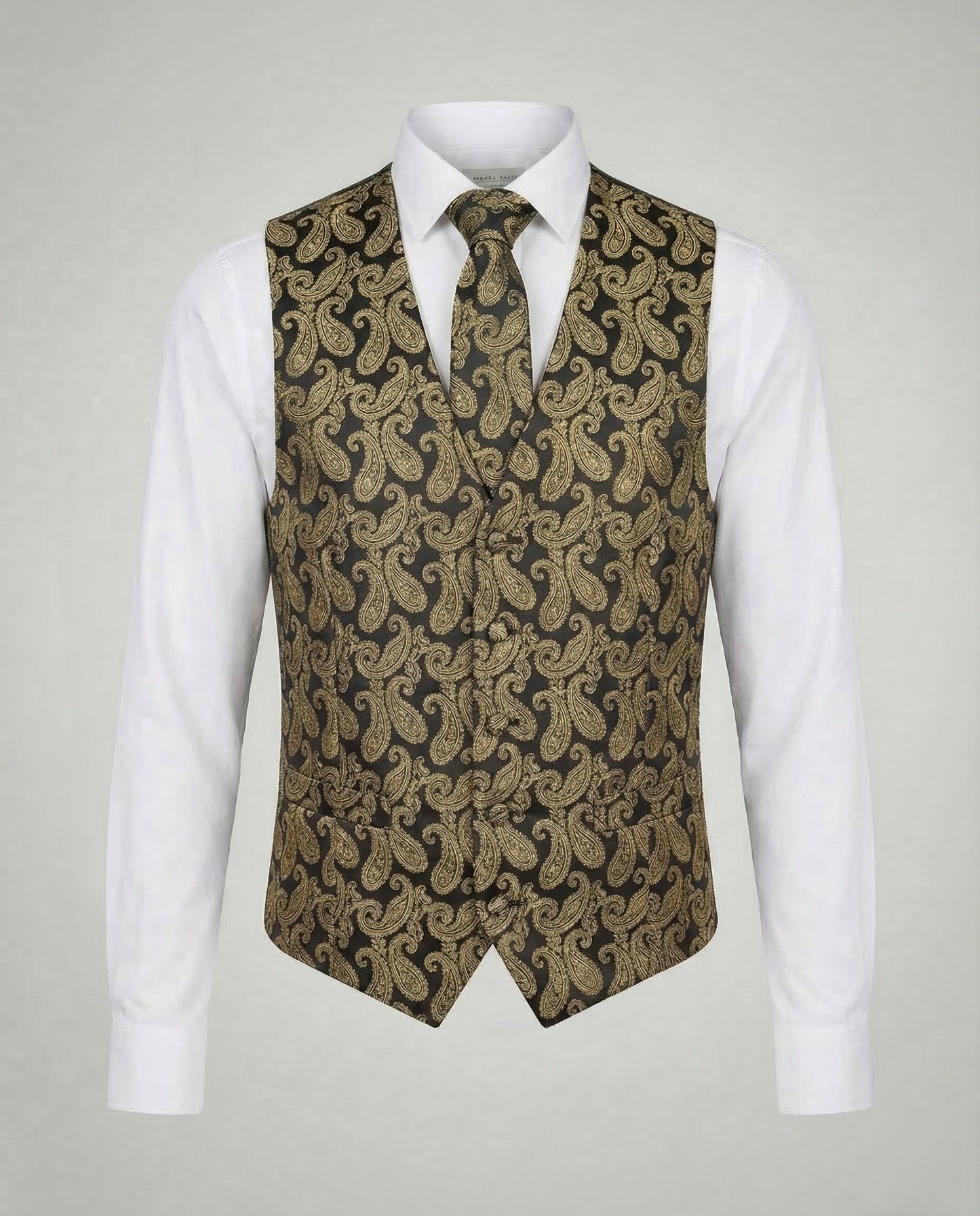 Herren Paisley Anzugweste Elegantes Design