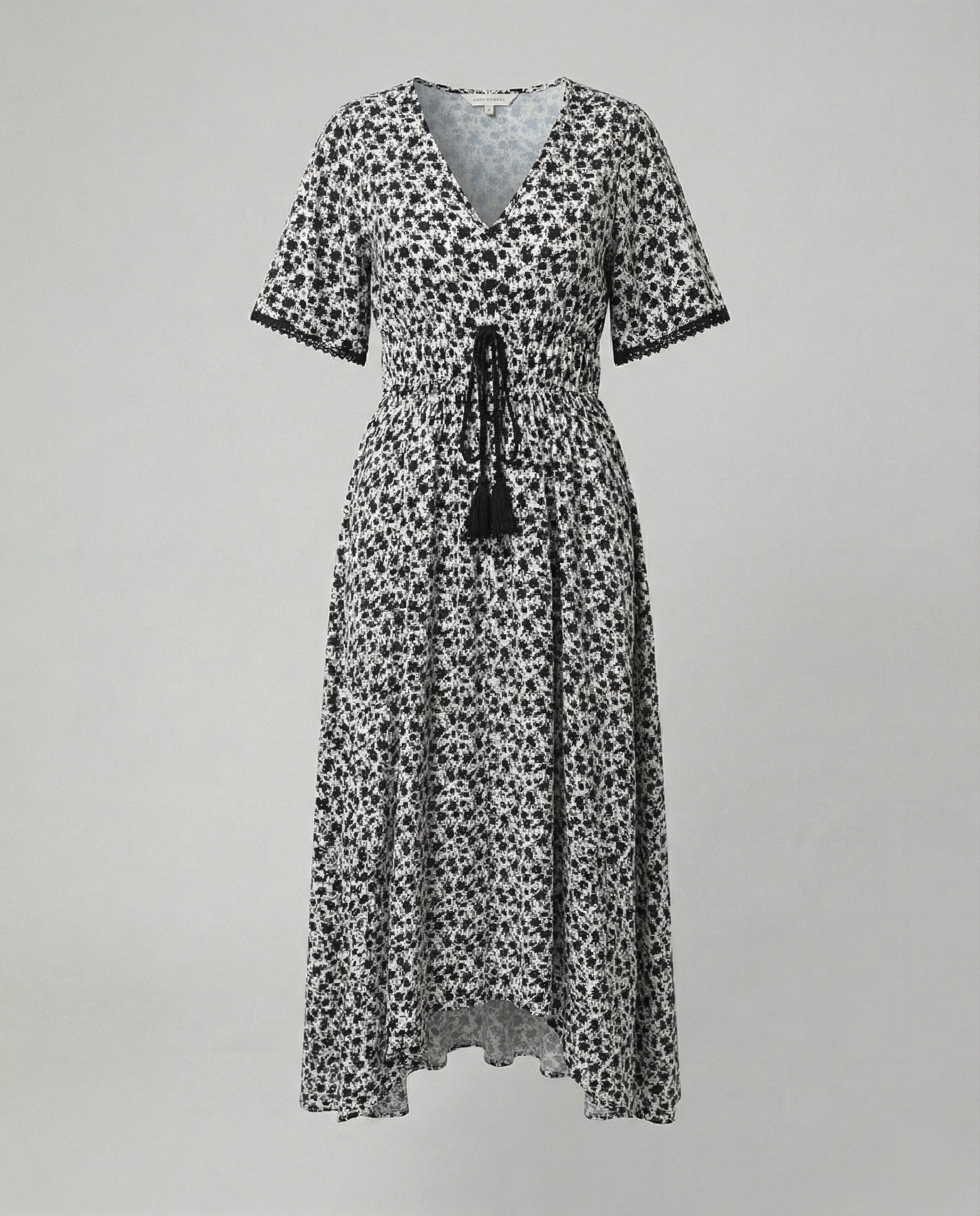 Damen Maxikleid Flora Print