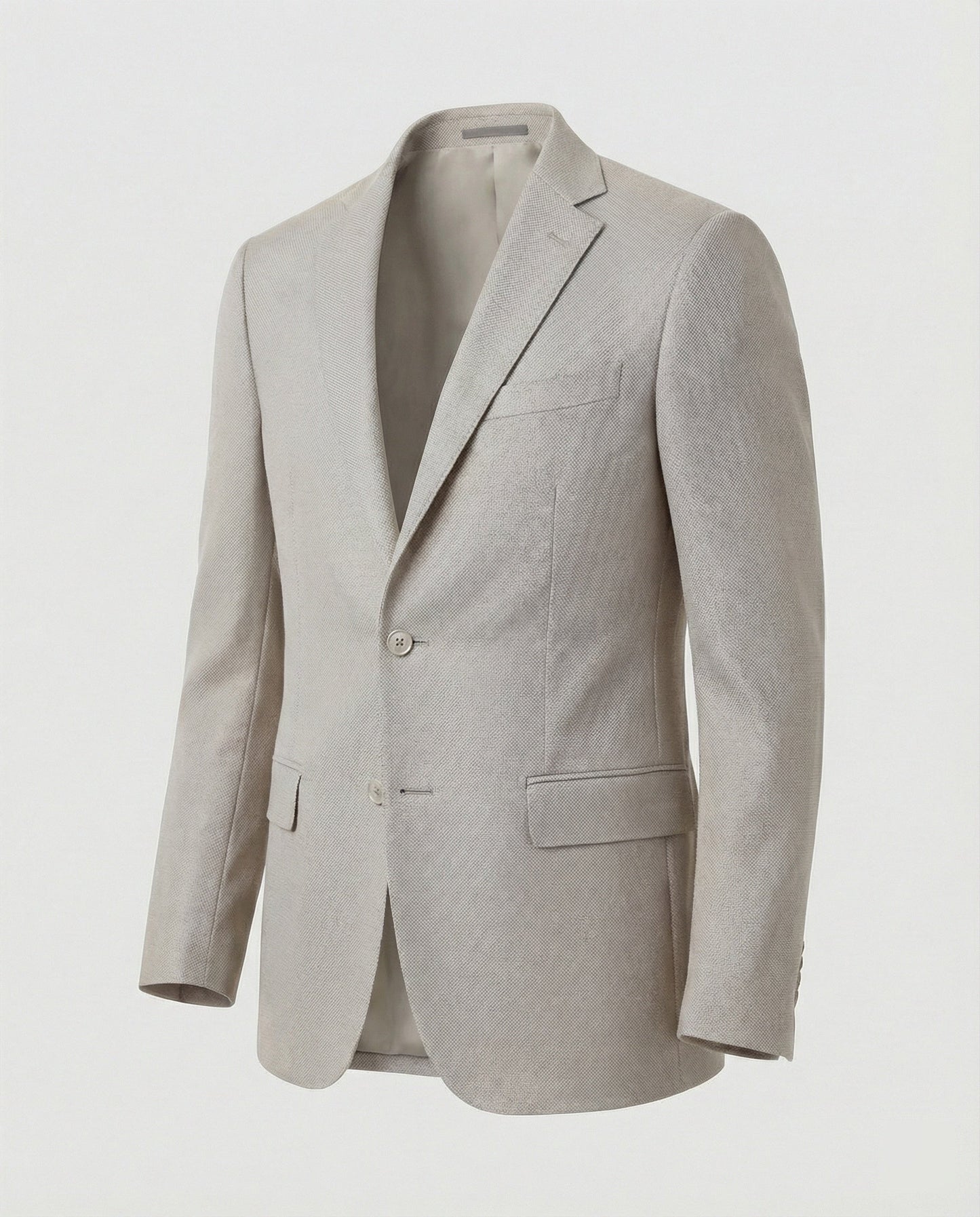 Herren Blazer Strukturstoff Stadtlook