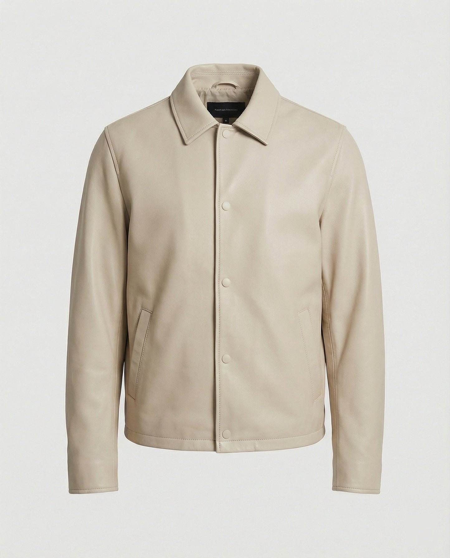 Herren Lederjacke Übergangsjacke Lederoptik
