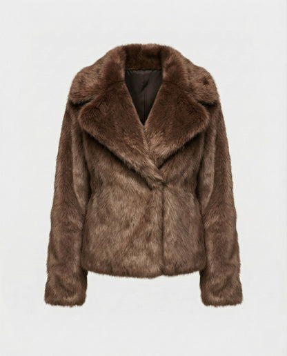 Damen Pelzjacke Weich