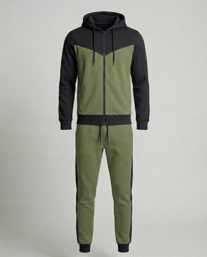 Herren Trainingsanzug mit Kapuze Jogginghose Sport