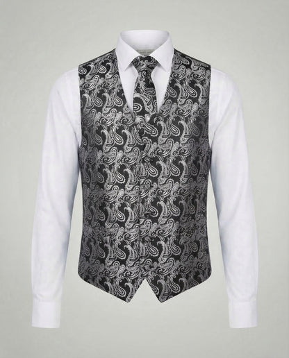 Herren Paisley Anzugweste Elegantes Design