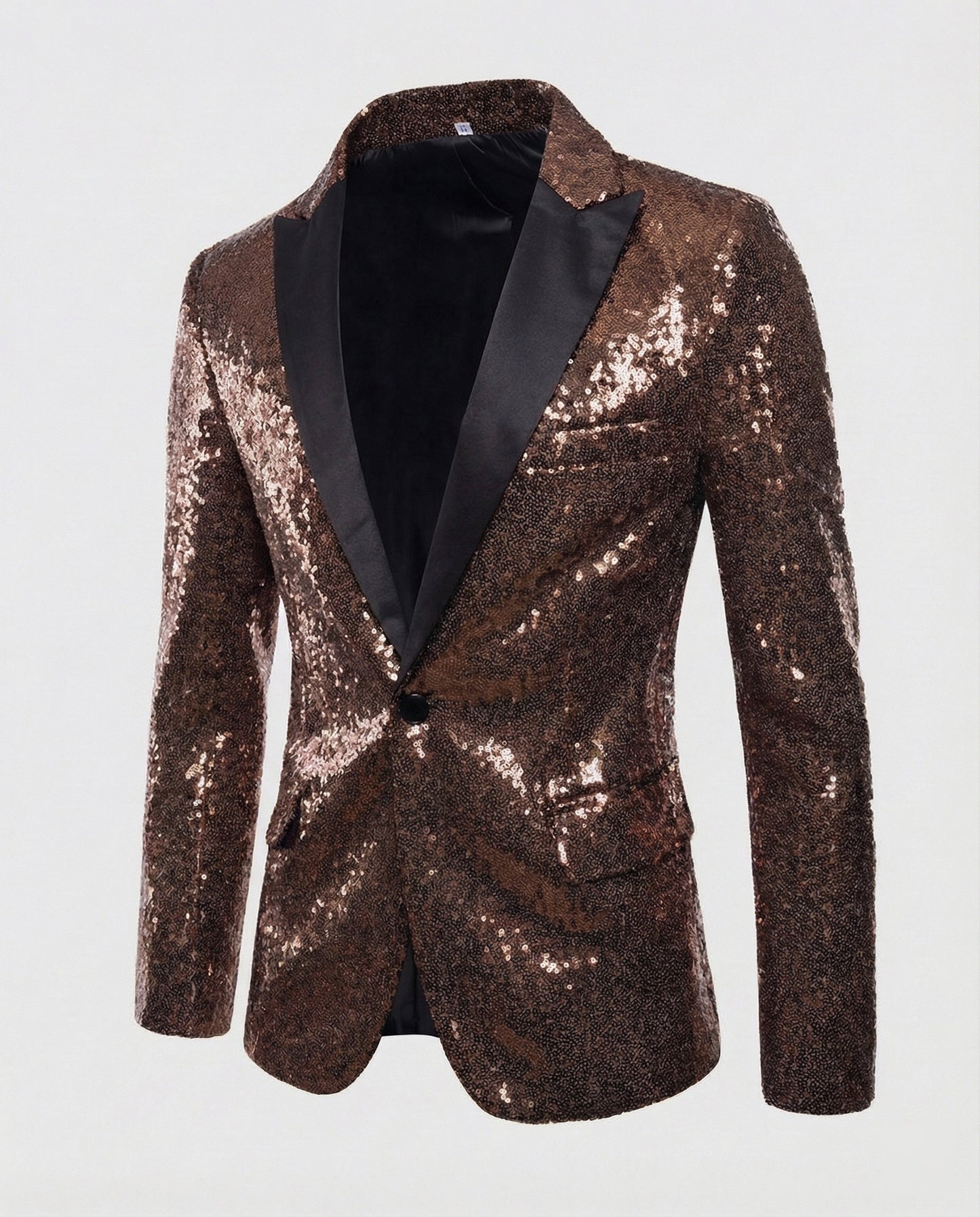 Herren Pailletten Blazer Glamour