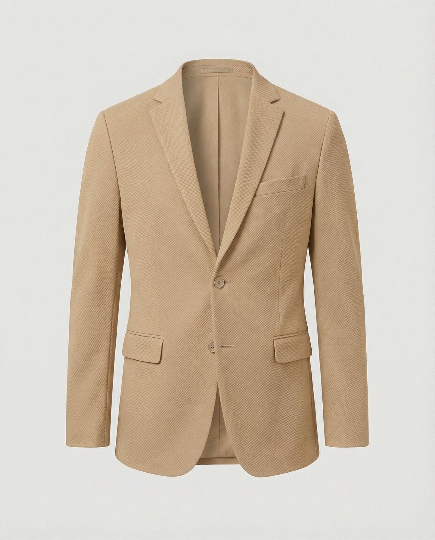 Herren Blazer Strukturstoff Stadtlook