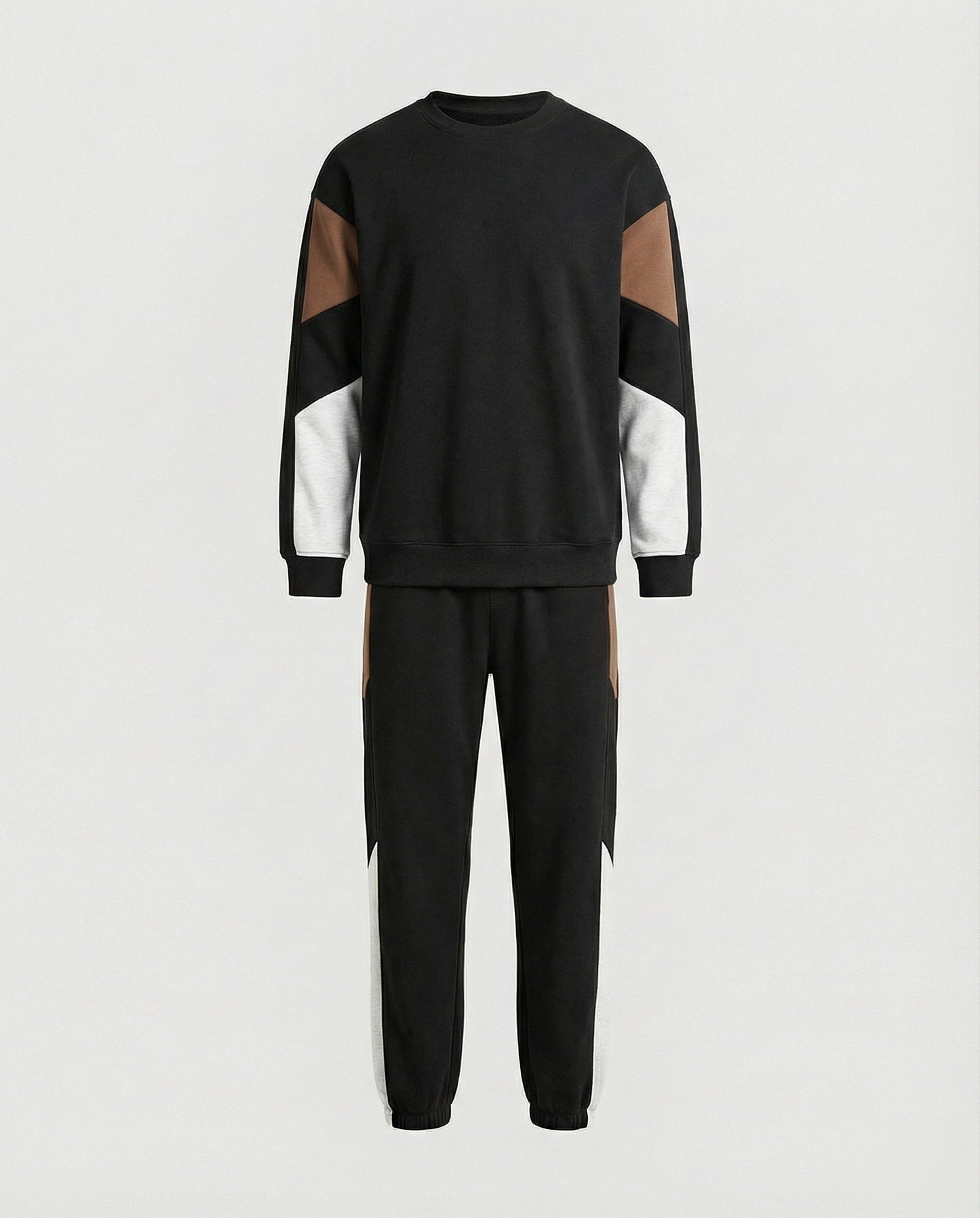 Herren Sweatset mit Print und Jogginghose wird zu:
Herren Sweatanzug