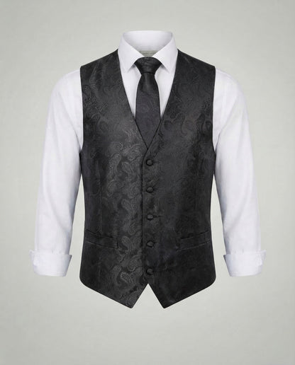 Herren Paisley Anzugweste Elegantes Design