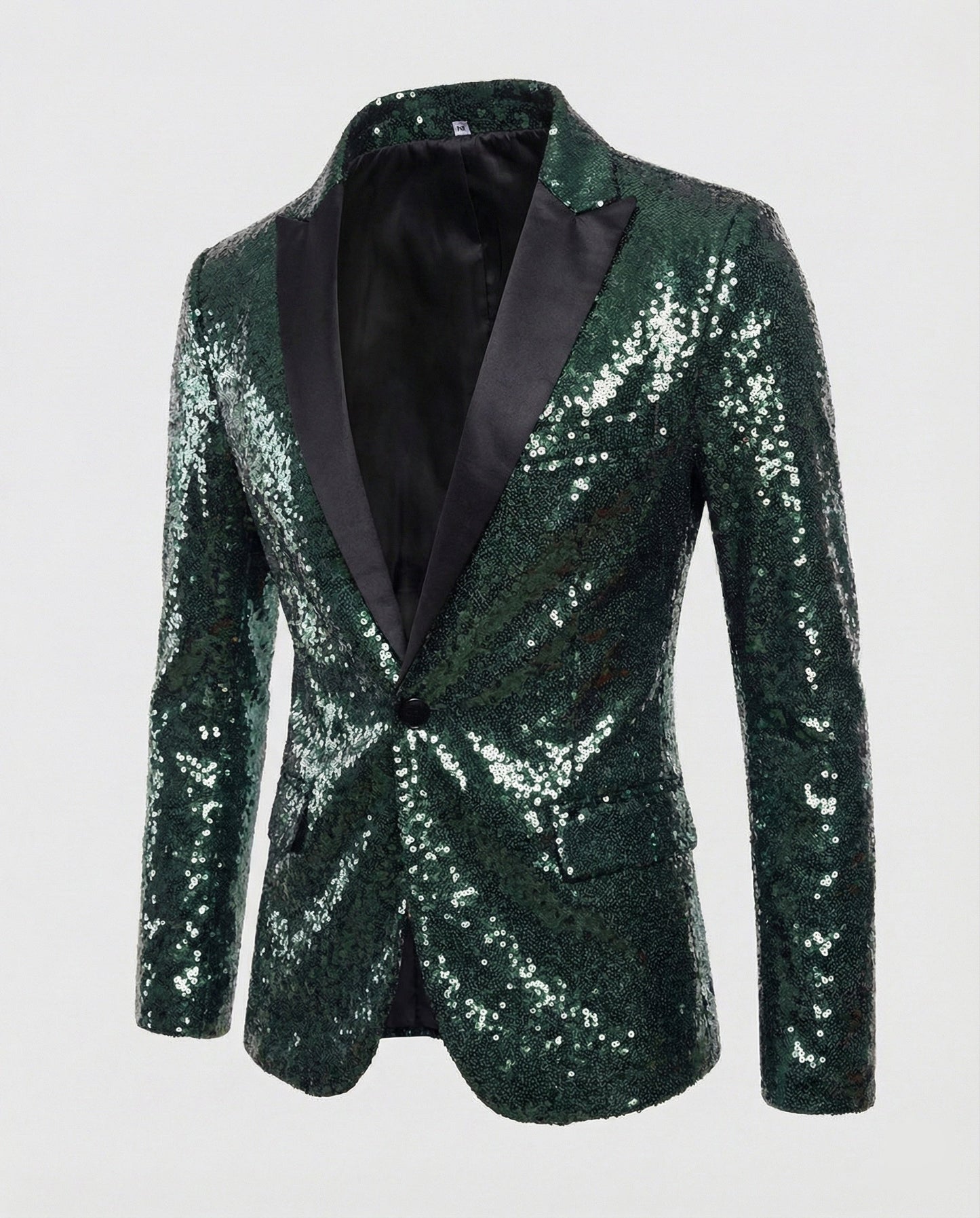 Herren Pailletten Blazer Glamour