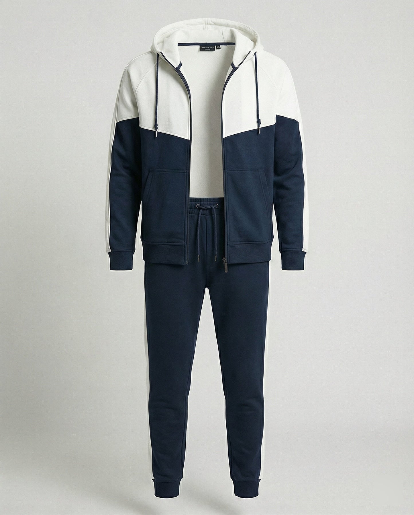 Herren Jogginganzug Reißverschlussjacke Baumwolle