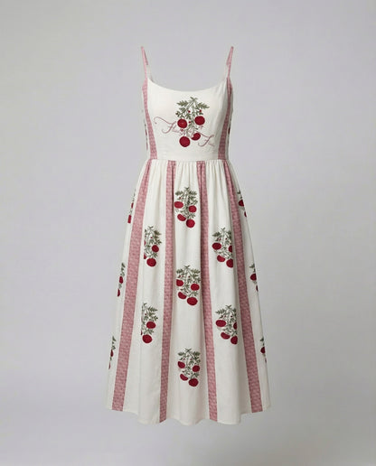 Eveloria Damenkleid Einfarbig U-Ausschnitt Strapsen