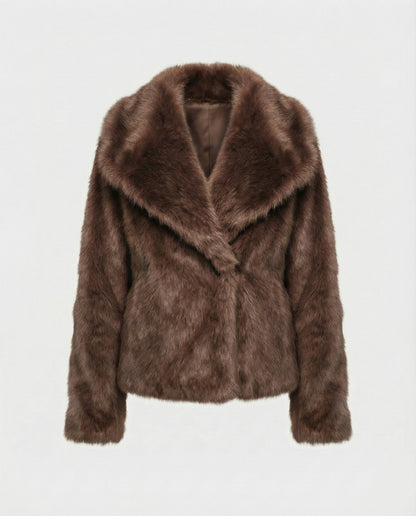 Damen Pelzjacke Weich