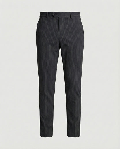 Herren Anzughose Nadelstreifen Stretch