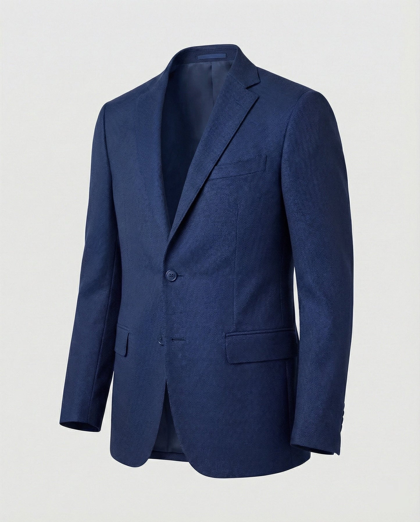 Herren Blazer Strukturstoff Stadtlook