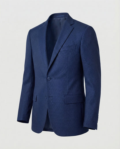 Herren Blazer Strukturstoff Stadtlook