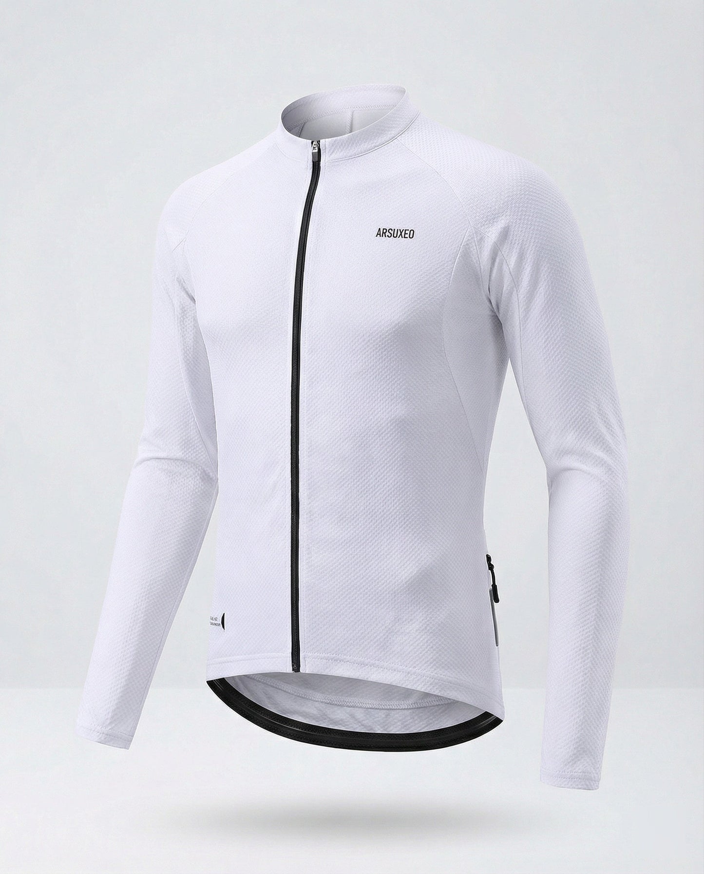 Herren Langarm Fahrradtrikot Mit Rückentaschen