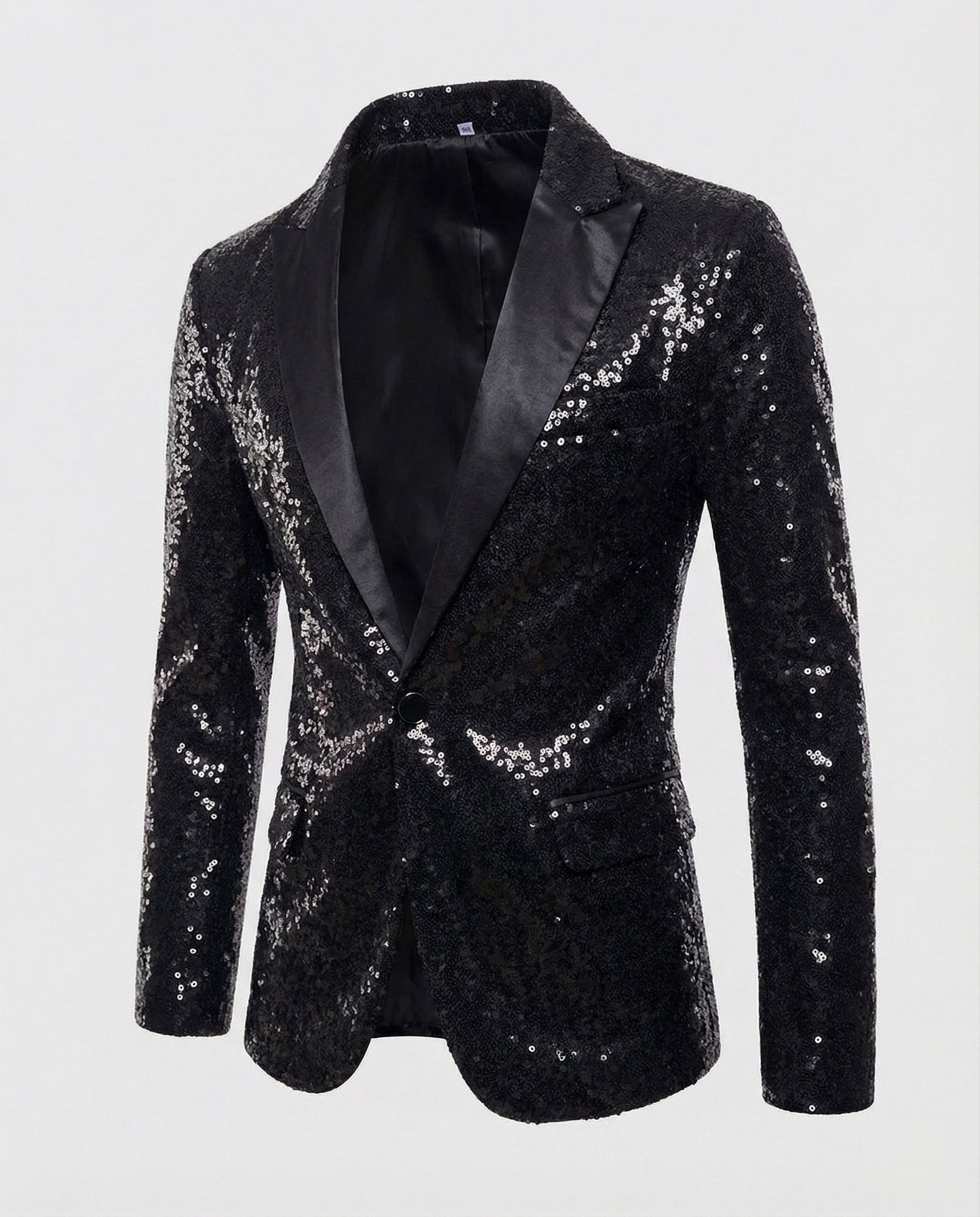 Herren Pailletten Blazer Glamour