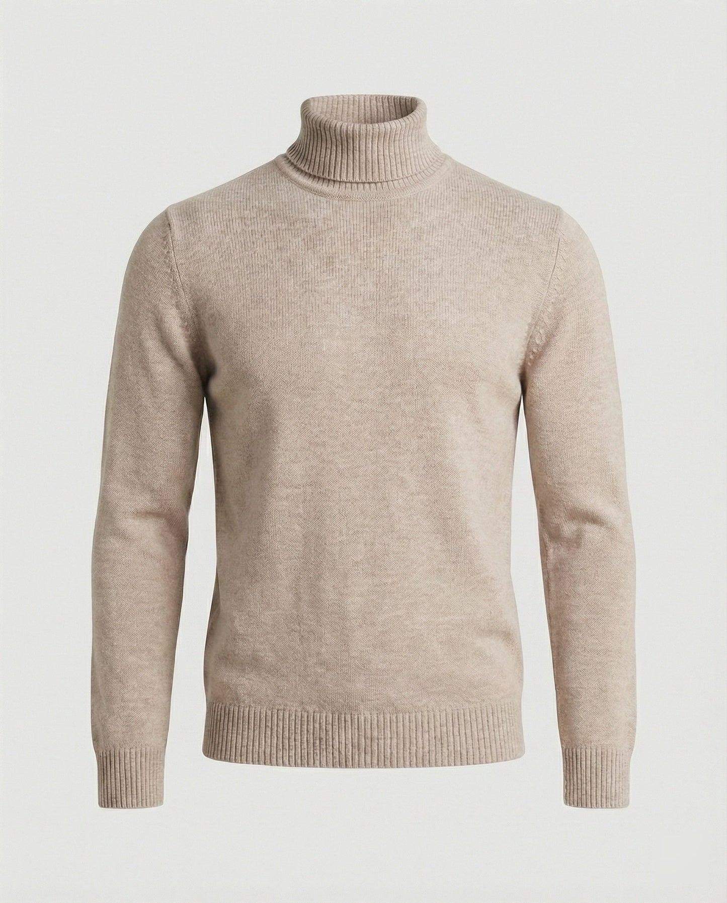 Feine Merinowolle Rollkragenpullover