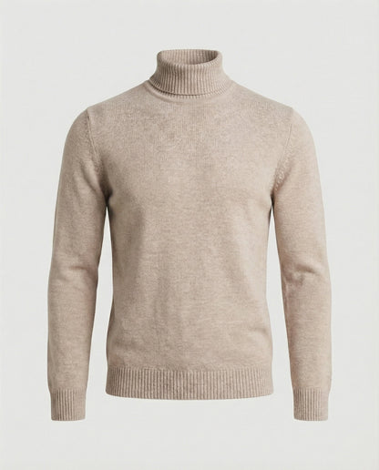 Feine Merinowolle Rollkragenpullover