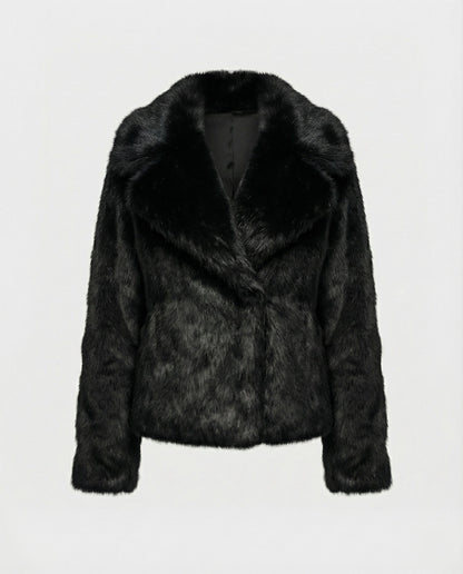 Damen Pelzjacke Weich