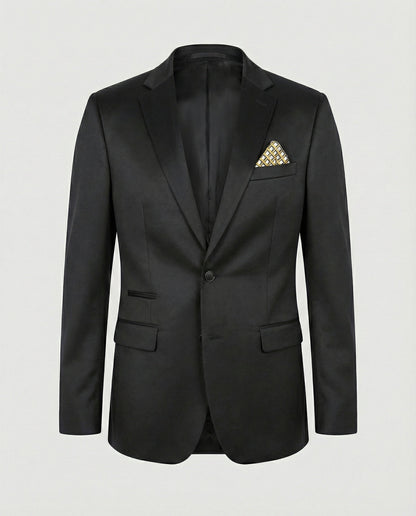 Herren Satinjacke Elegant Modisch