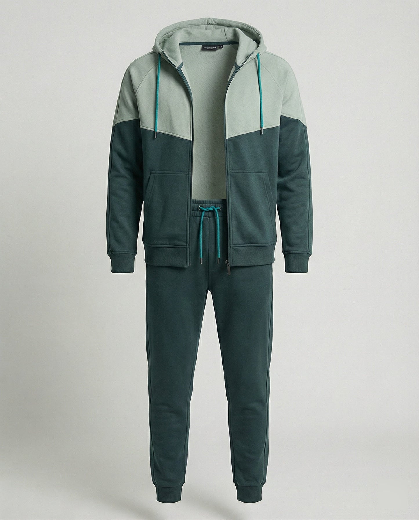 Herren Jogginganzug Reißverschlussjacke Baumwolle