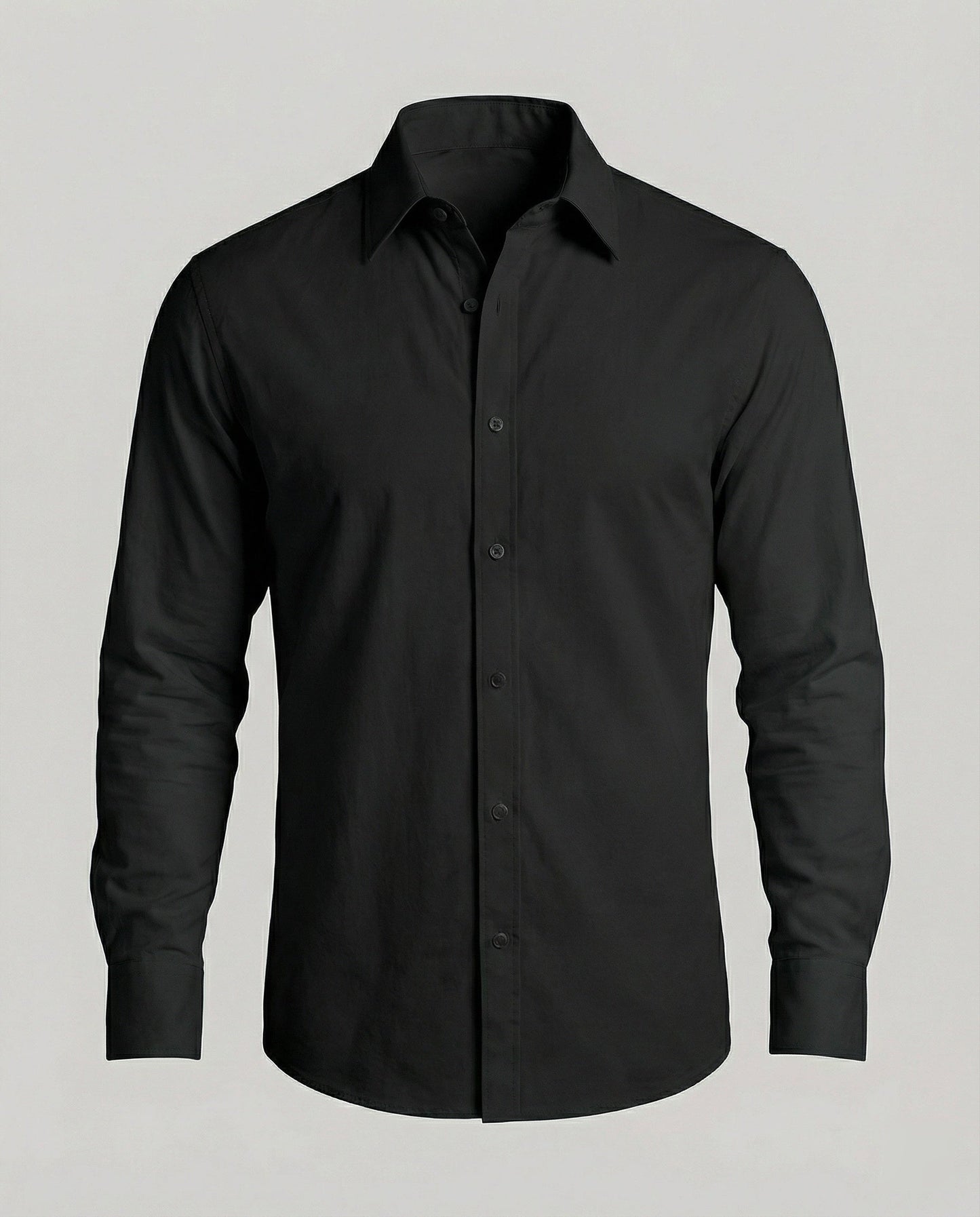 Herren Businesshemd Slim Fit Kentkragen Weiß