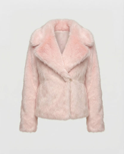 Damen Pelzjacke Weich