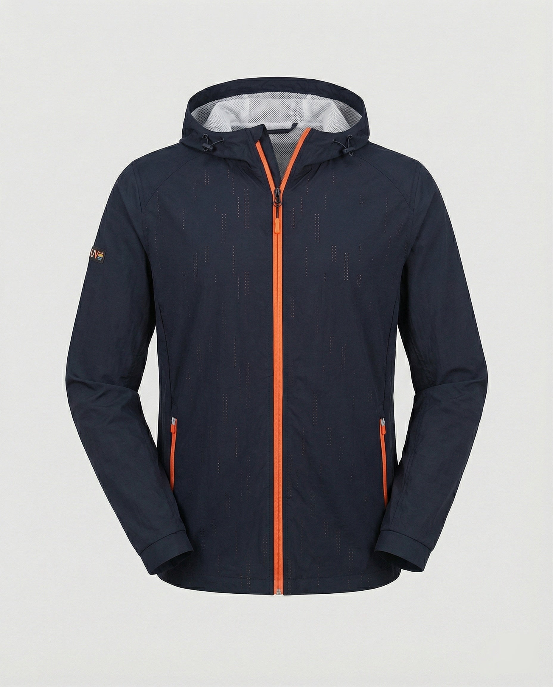 Herren Laufjacke Atmungsaktiv Mit Reißverschluss - Eveloria