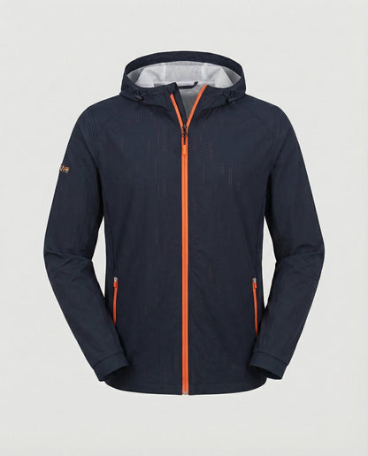 Herren Laufjacke Atmungsaktiv Mit Reißverschluss - Eveloria