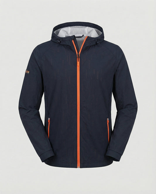 Herren Laufjacke Atmungsaktiv Mit Reißverschluss - Eveloria