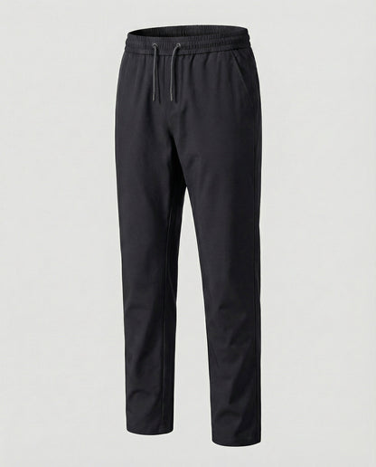 Herren Chino Hose Elastisch Mit Tunnelzug