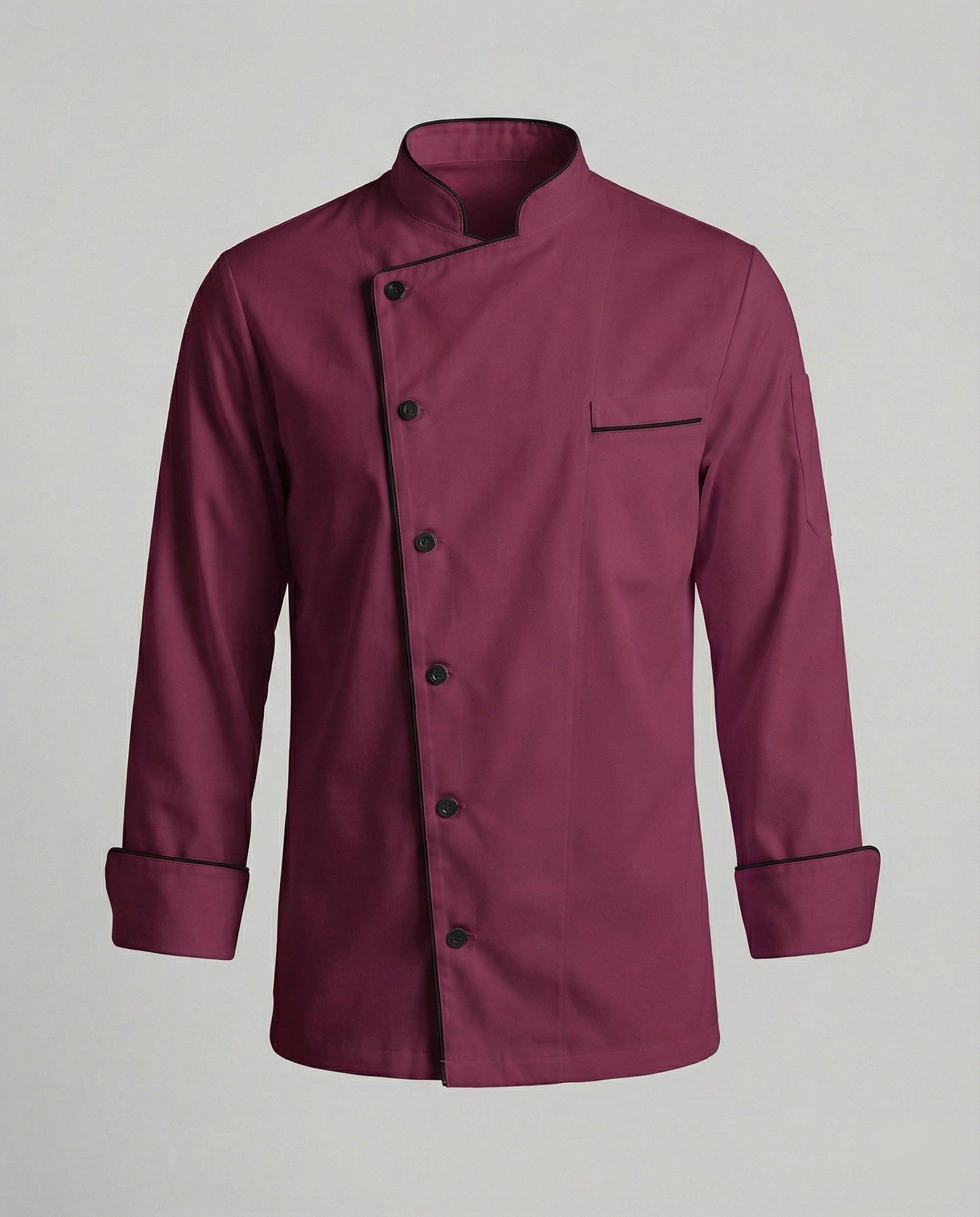 Herren Kochjacke Kontrast Elegant