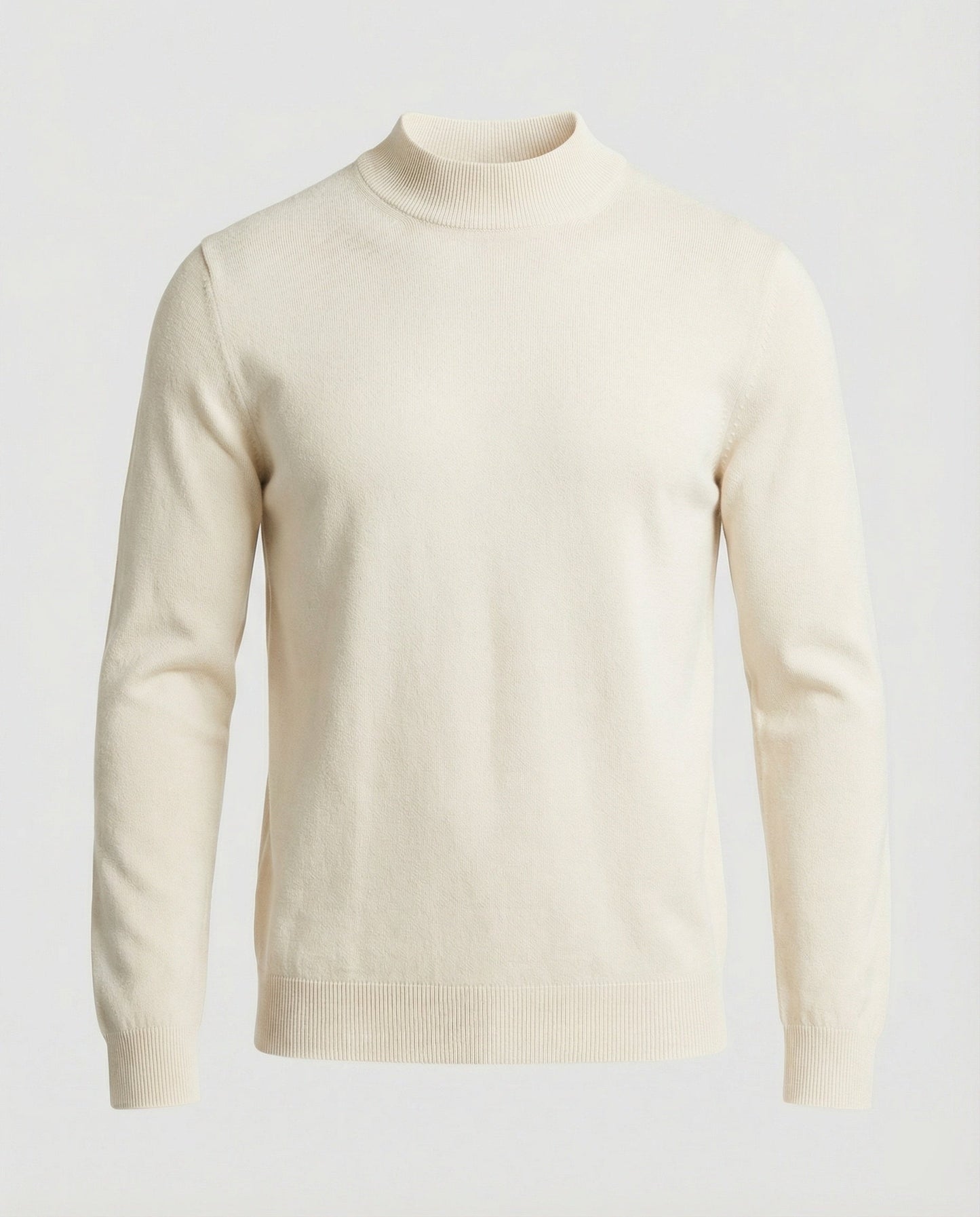 Herren Strickpullover Stehkragen