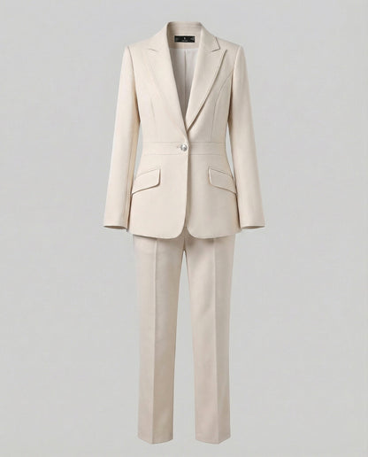Damen Hosenanzug Set Blazer Formell