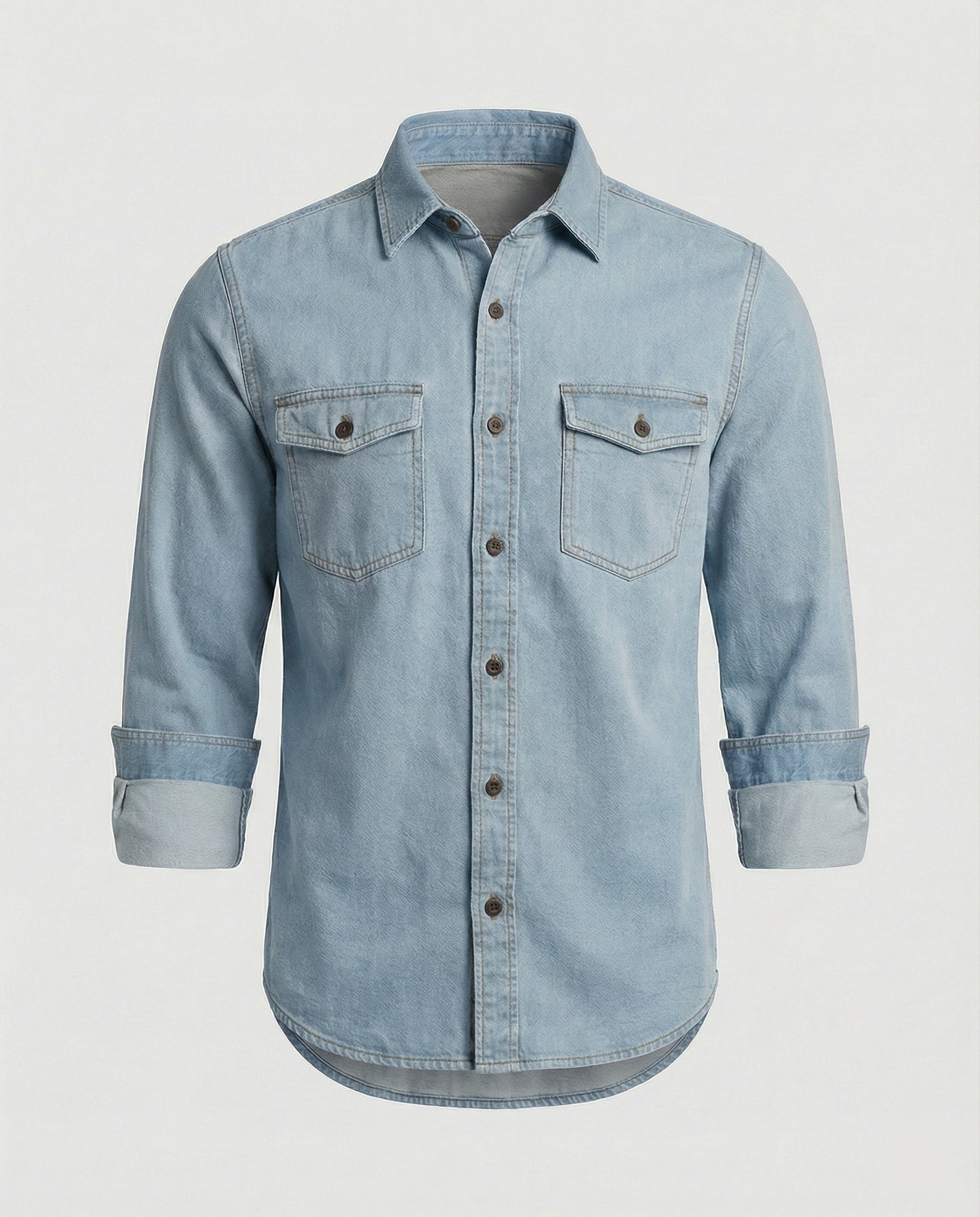 Herren Jeanshemd mit Brusttaschen