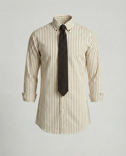 Herren Slim Fit Langarmhemden Business