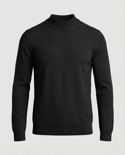 Herren Strickpullover Stehkragen - Eveloria