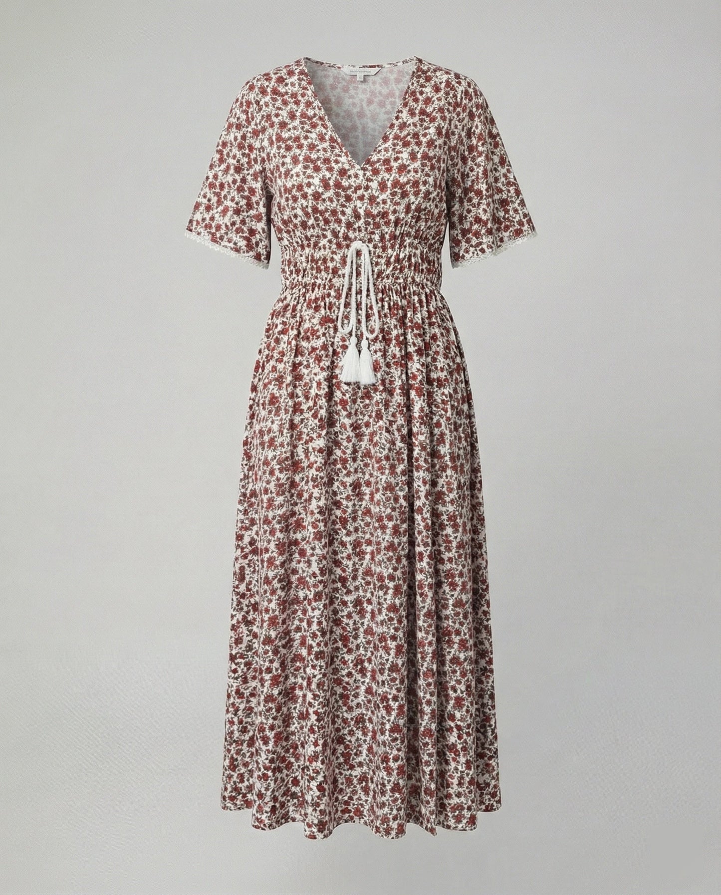 Damen Maxikleid Flora Print