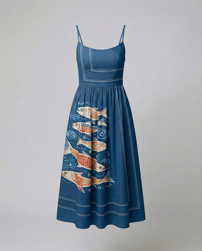 Eveloria Damenkleid Einfarbig U-Ausschnitt Strapsen