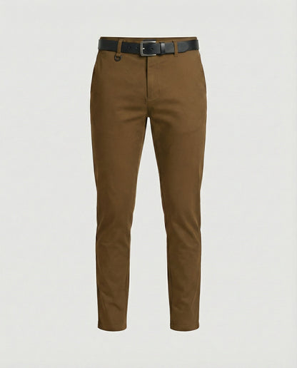 Herren Slimfit Chinohose Bequem