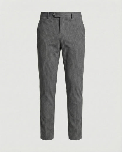 Herren Anzughose Nadelstreifen Stretch
