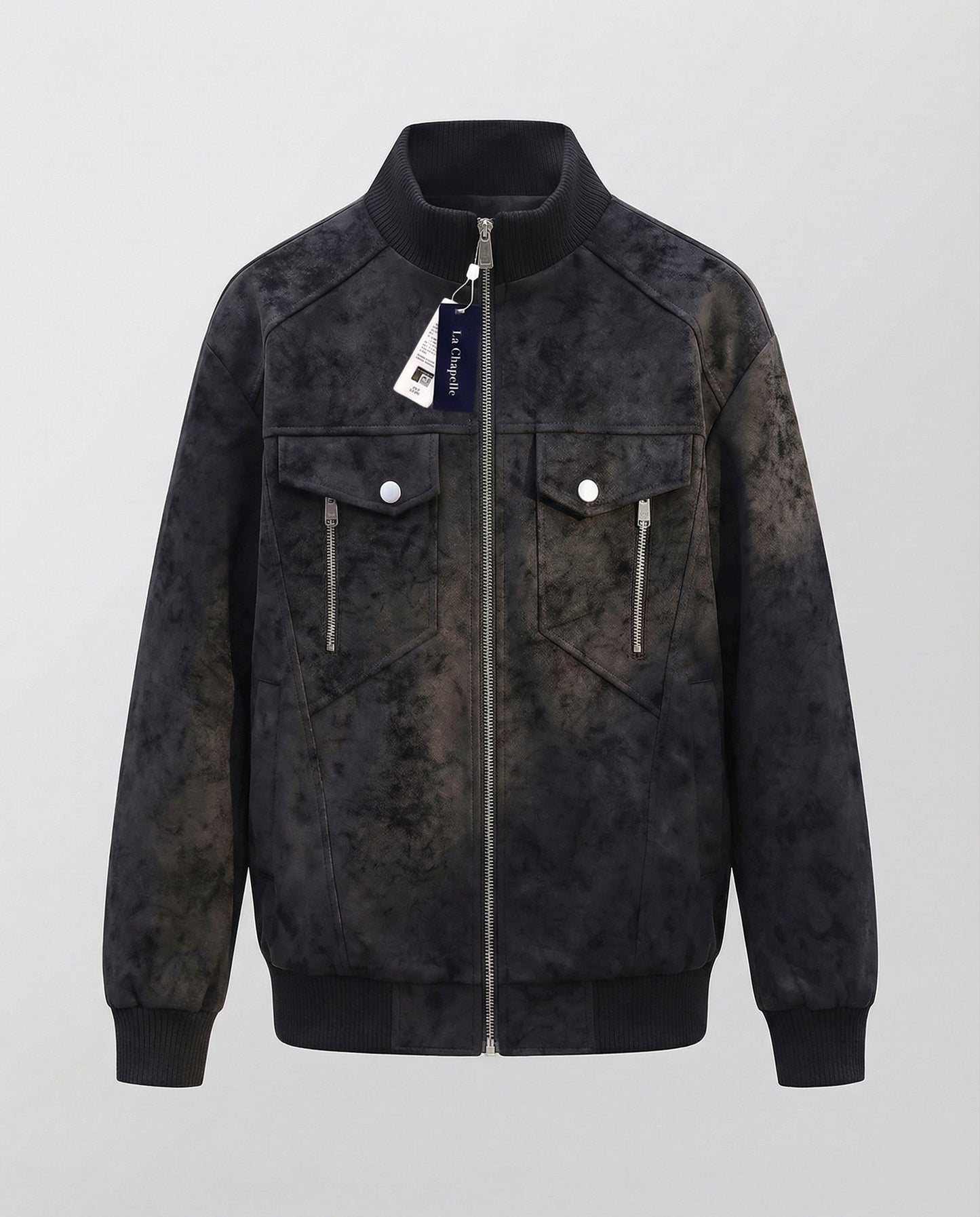 Herren Velour Bomberjacke Locker