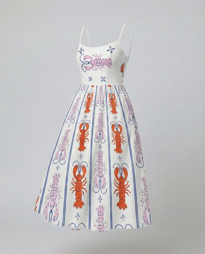 Eveloria Damenkleid Einfarbig U-Ausschnitt Strapsen