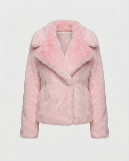 Damen Pelzjacke Weich